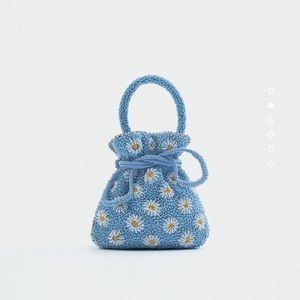 Zara beaded bucket bag *LIMITED EDITION* NWT